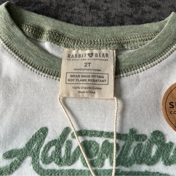 NWT Rabbit + Bear Pajamas Size 2T - Picture 3 of 9